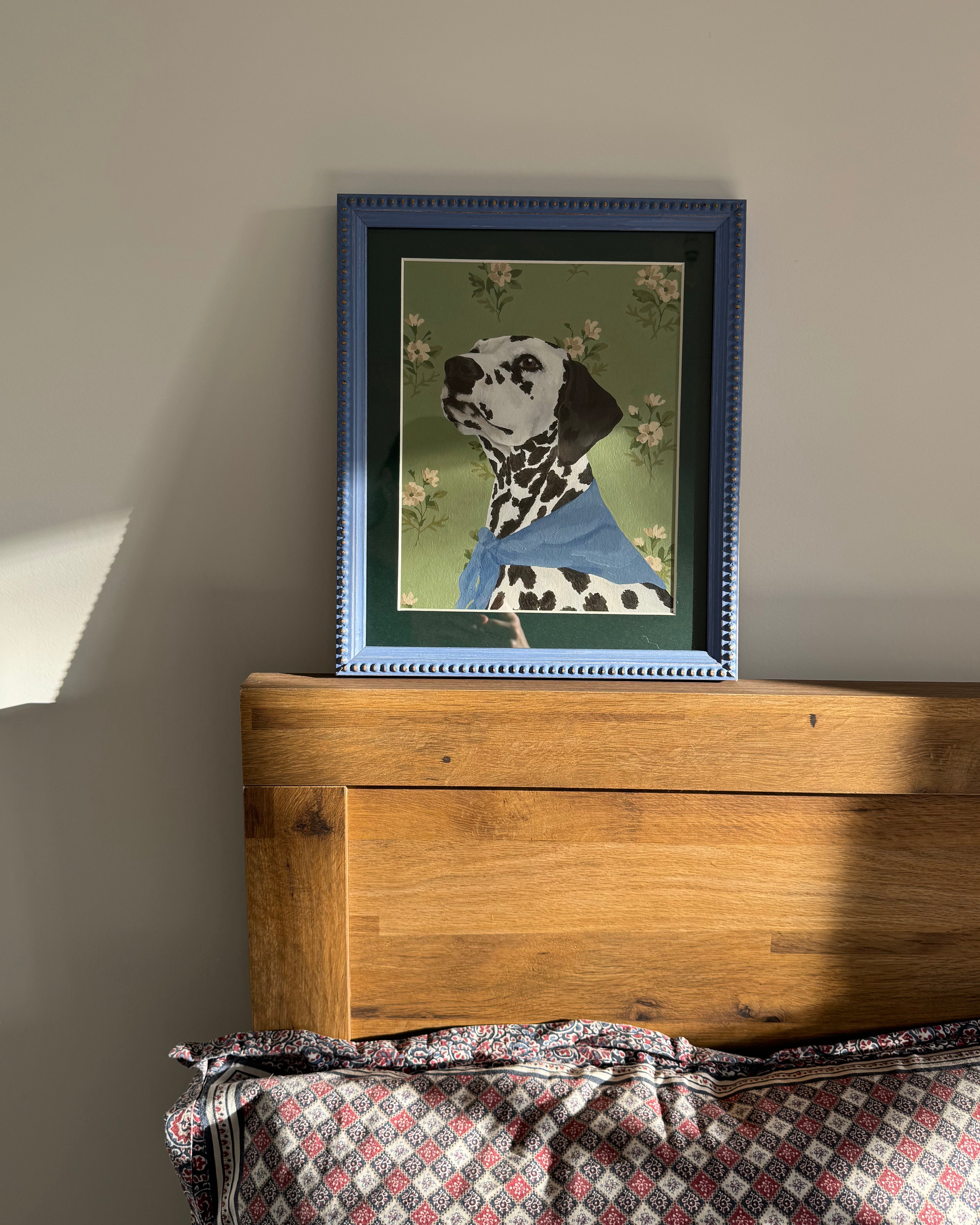 'Spring Dalmatian' Framed Original Painting