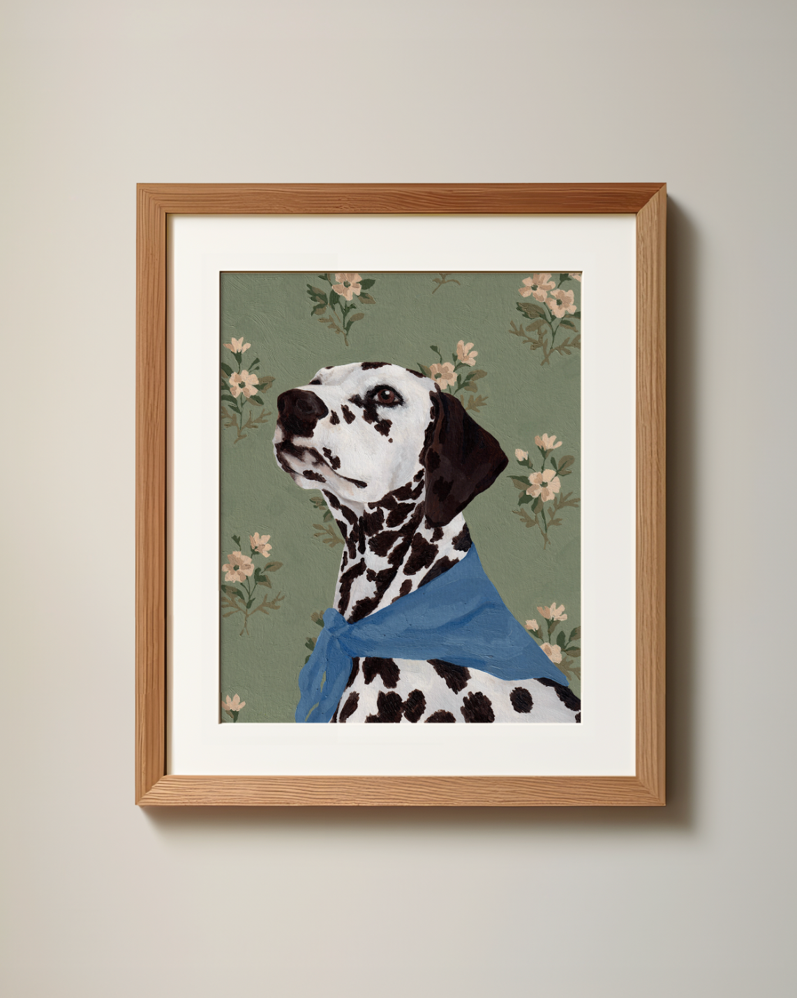 'Spring Dalmatian' Print