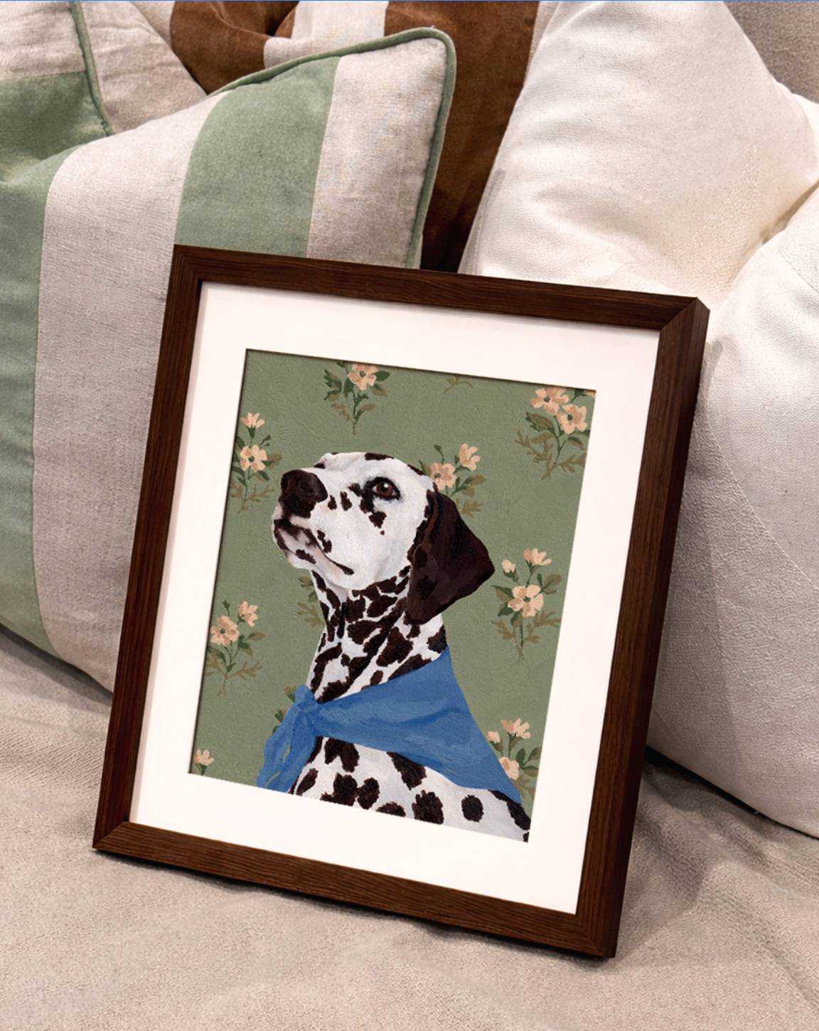 'Spring Dalmatian' Print