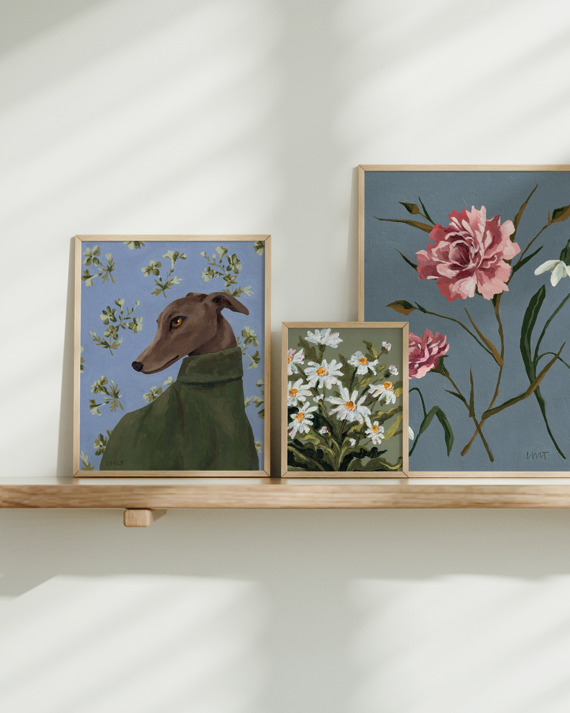 'Daisy Daisy' Original Oil Pastel Painting